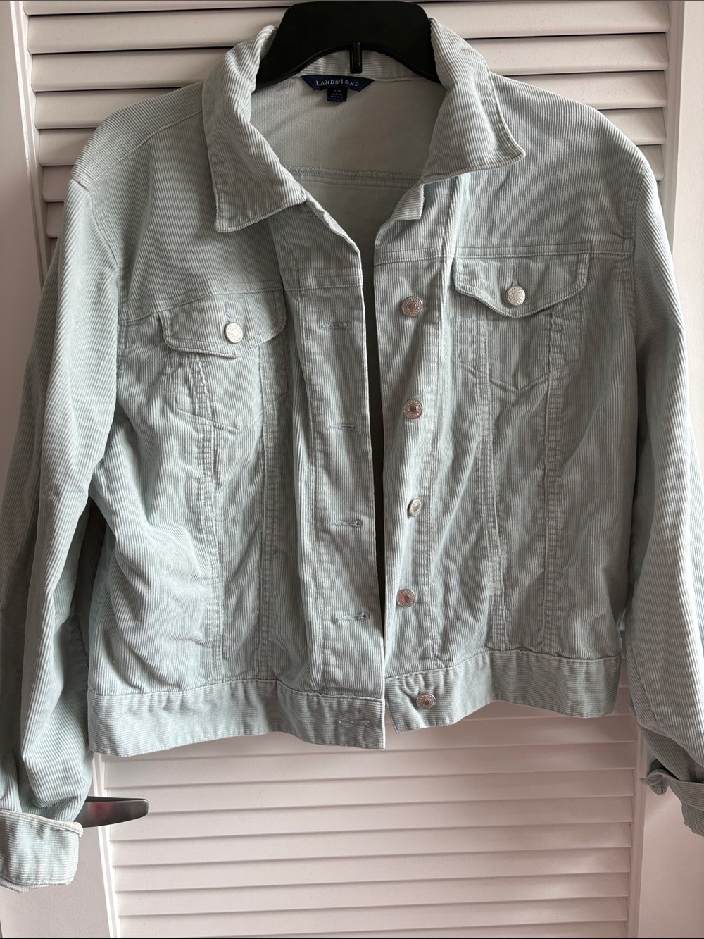 Lands end blue corduroy jacket